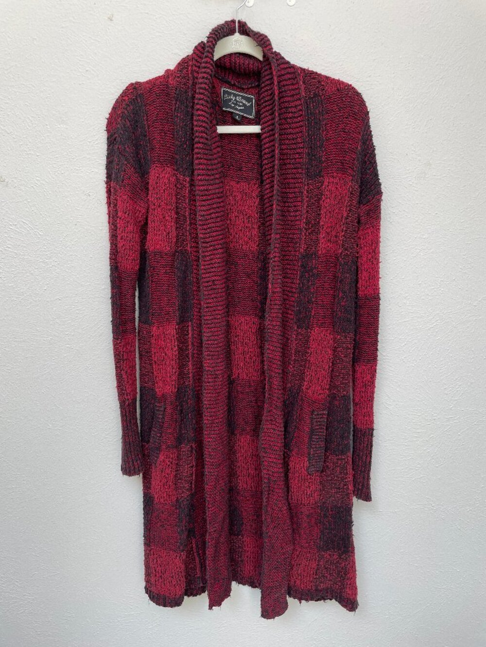 Lucky Brand Longline Open-Front Cardigan Duster S